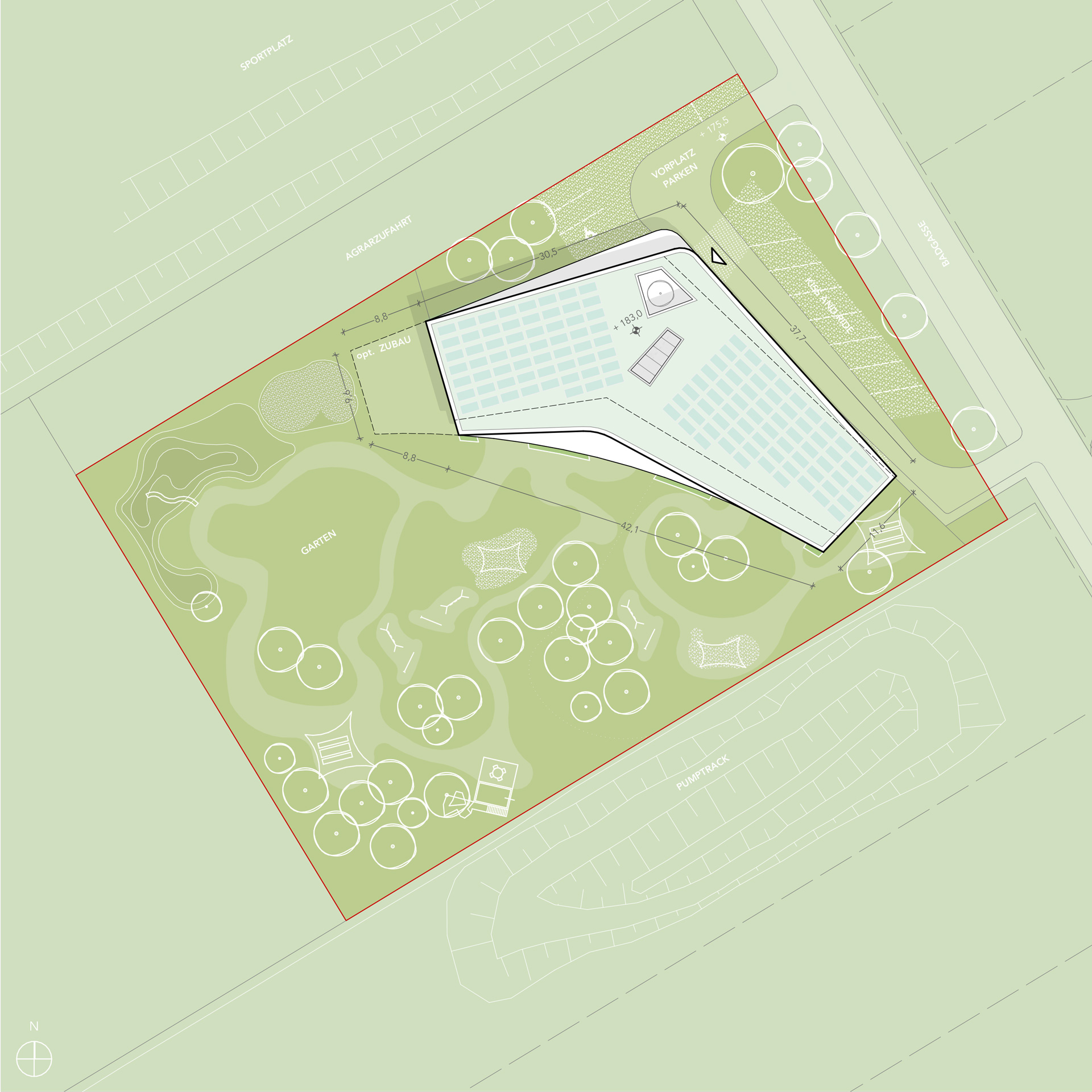 Lageplan Kindergarten Wolkersdorf