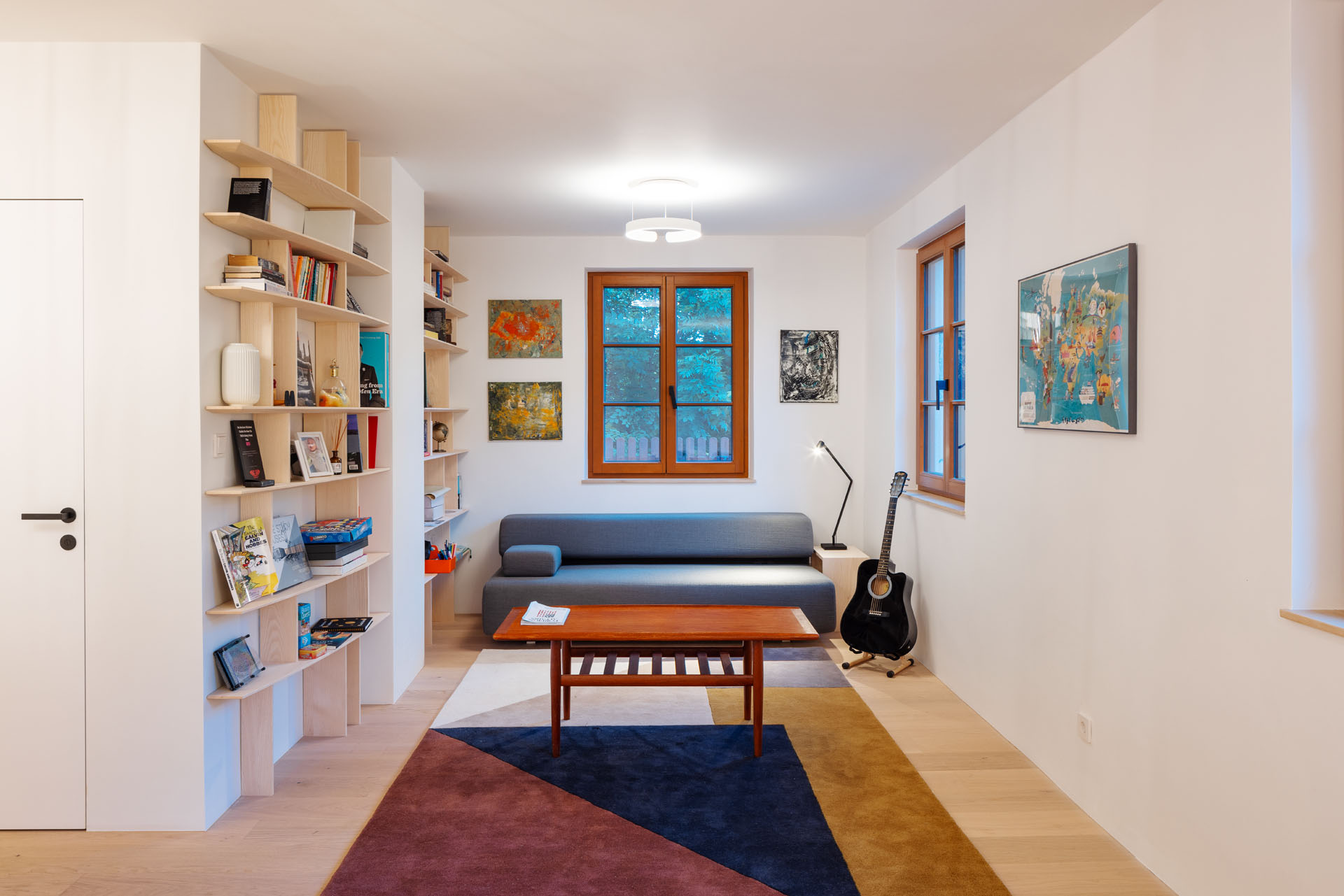 house interior living room after renovation